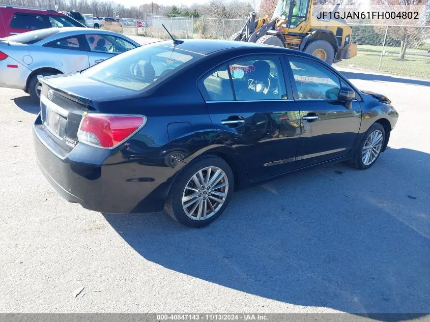 2015 Subaru Impreza 2.0I Limited VIN: JF1GJAN61FH004802 Lot: 40847143