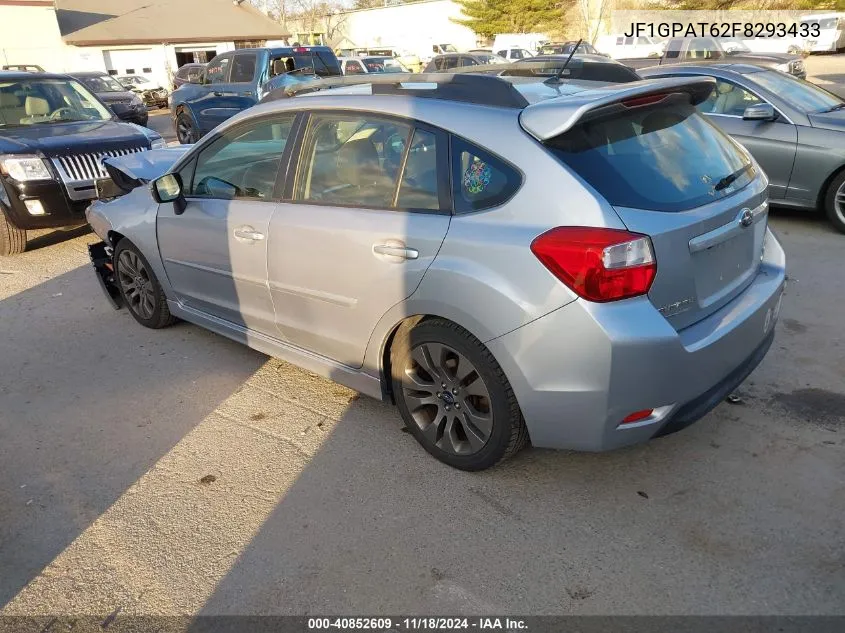 2015 Subaru Impreza 2.0I Sport Premium VIN: JF1GPAT62F8293433 Lot: 40852609