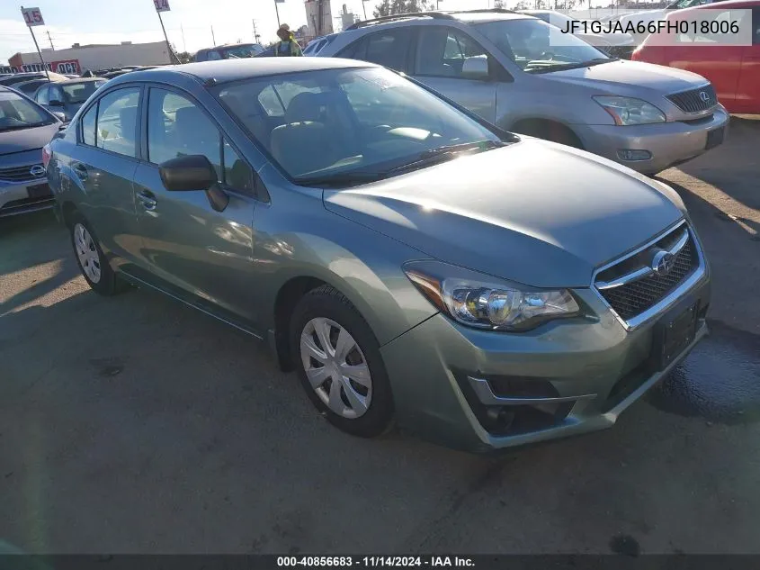 2015 Subaru Impreza 2.0I VIN: JF1GJAA66FH018006 Lot: 40856683