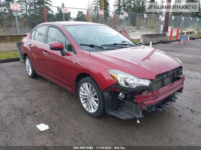 2015 Subaru Impreza 2.0I Limited VIN: JF1GJAM63FH008710 Lot: 40874365