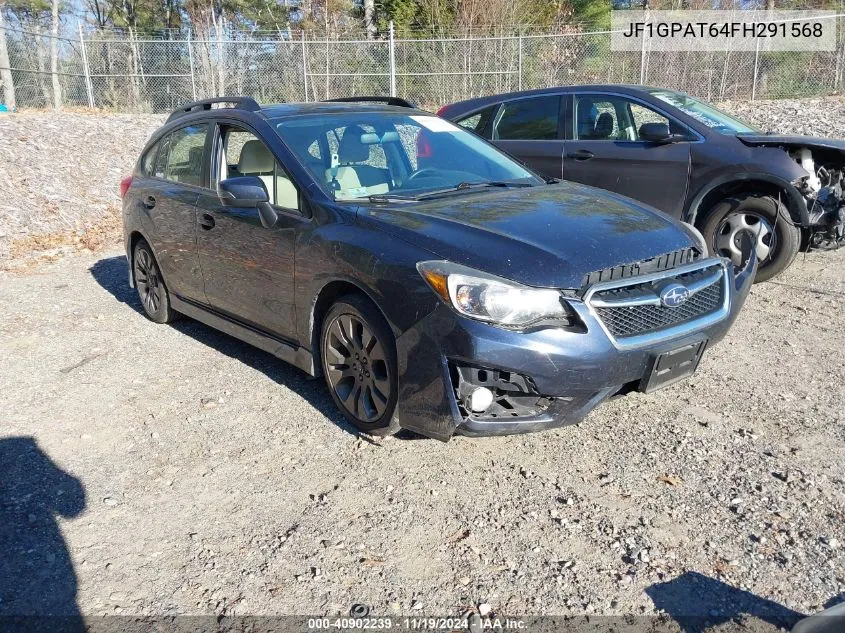 2015 Subaru Impreza 2.0I Sport Premium VIN: JF1GPAT64FH291568 Lot: 40902239