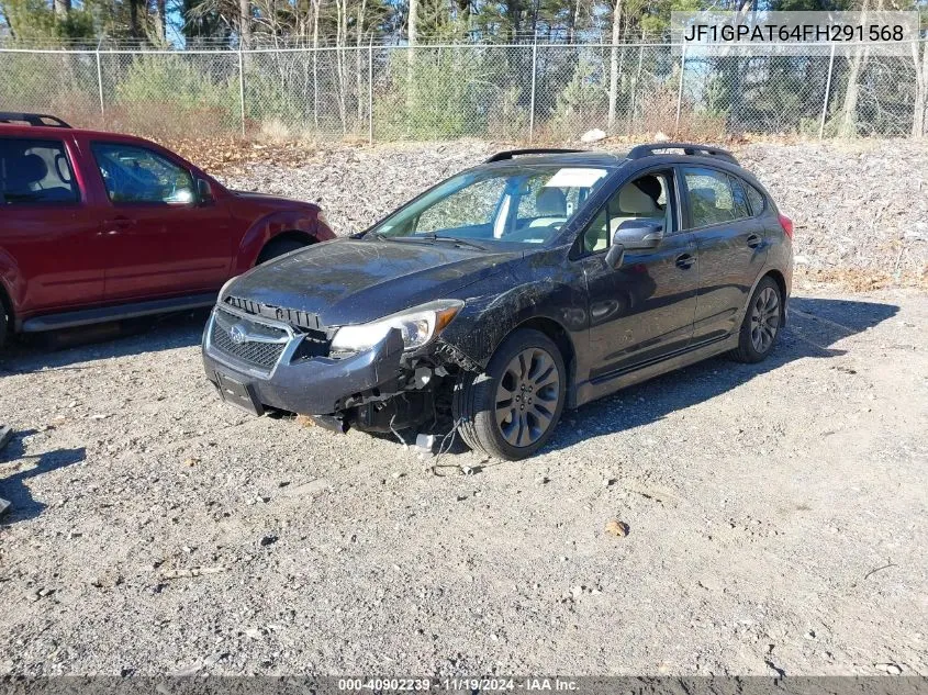 2015 Subaru Impreza 2.0I Sport Premium VIN: JF1GPAT64FH291568 Lot: 40902239