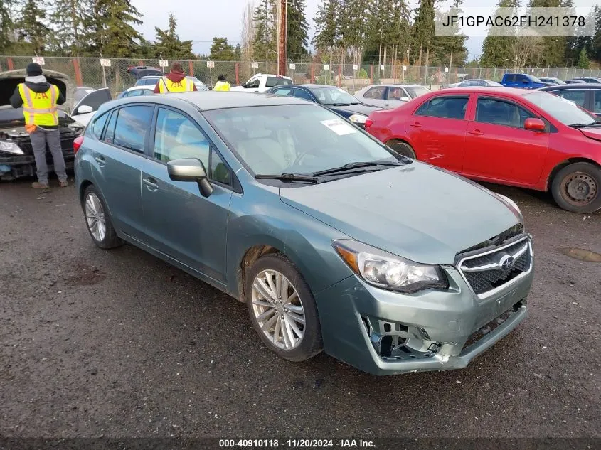 2015 Subaru Impreza 2.0I Premium VIN: JF1GPAC62FH241378 Lot: 40910118