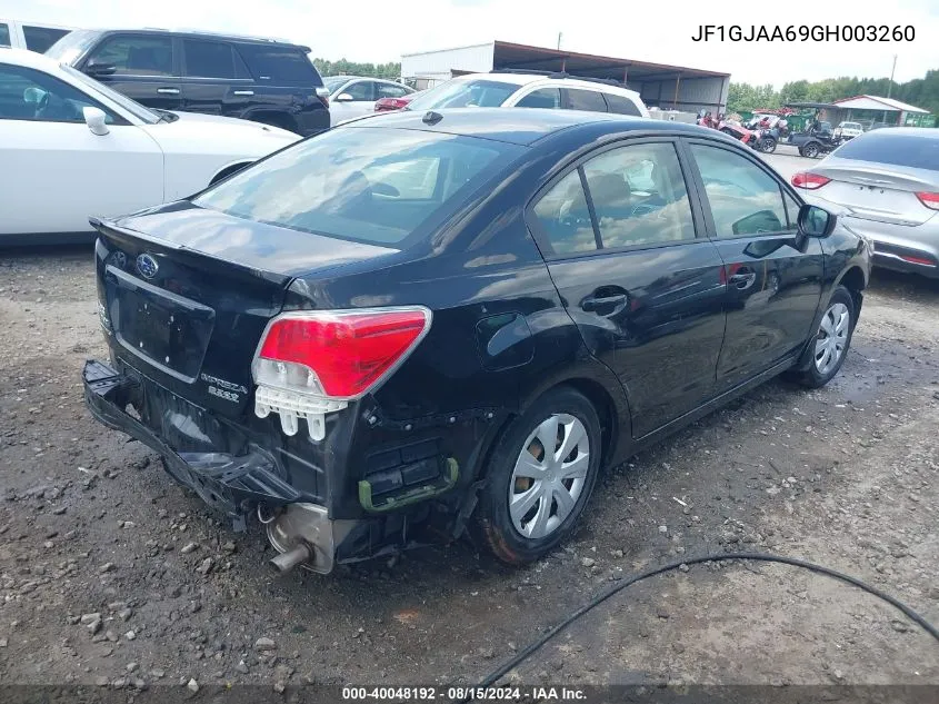 JF1GJAA69GH003260 2016 Subaru Impreza 2.0I