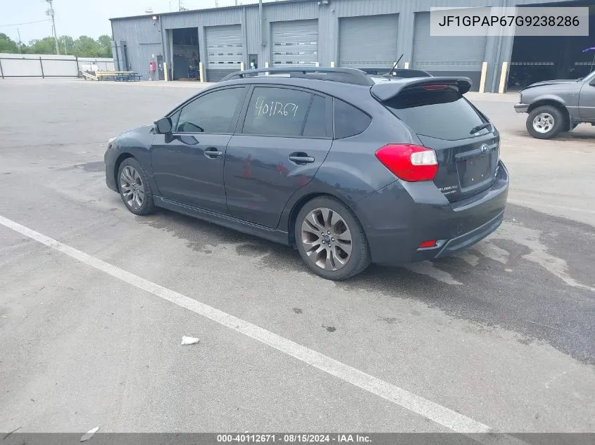 JF1GPAP67G9238286 2016 Subaru Impreza 2.0I Sport Premium