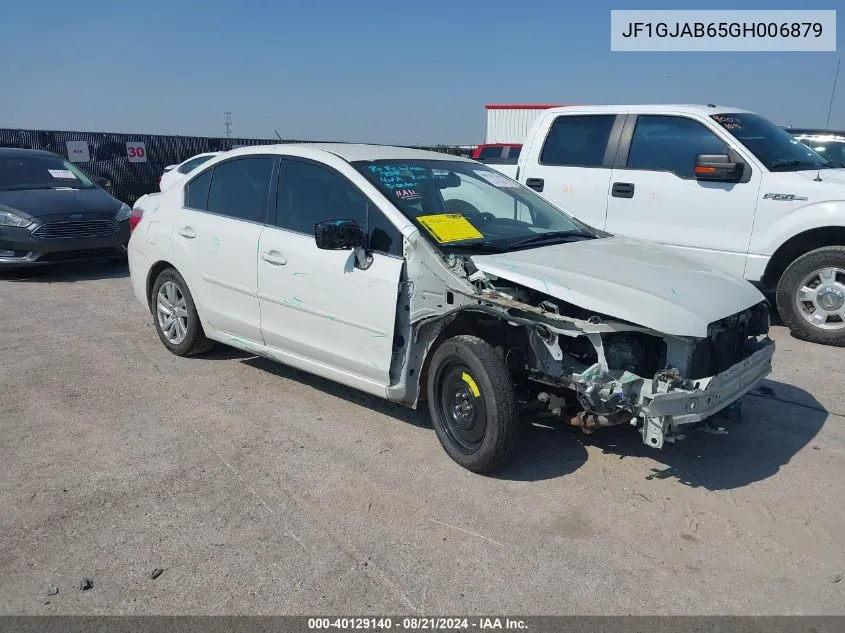 2016 Subaru Impreza Premium VIN: JF1GJAB65GH006879 Lot: 40129140