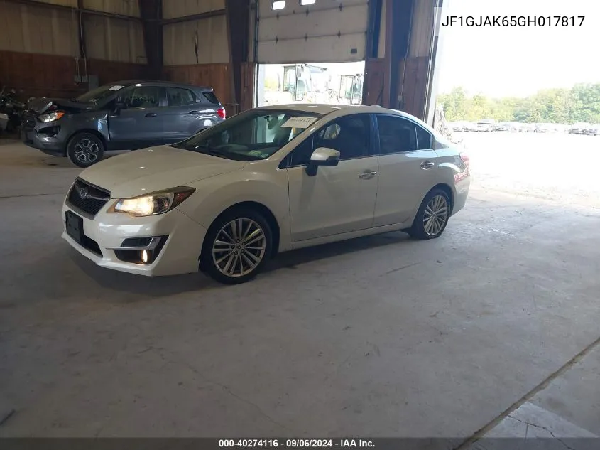 JF1GJAK65GH017817 2016 Subaru Impreza 2.0I Limited