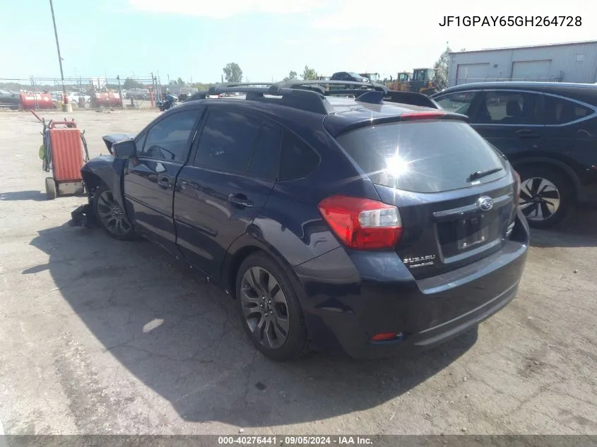 JF1GPAY65GH264728 2016 Subaru Impreza Sport Limited