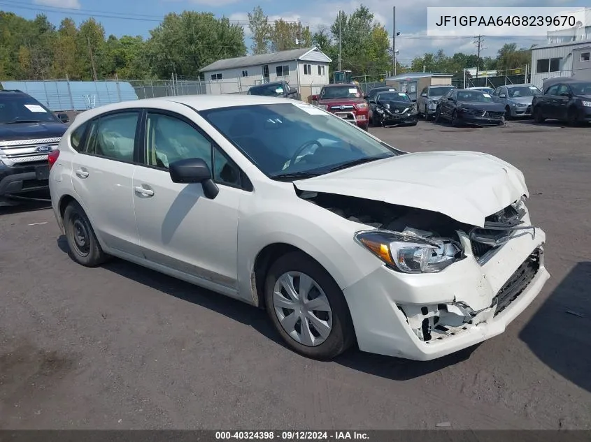 JF1GPAA64G8239670 2016 Subaru Impreza 2.0I