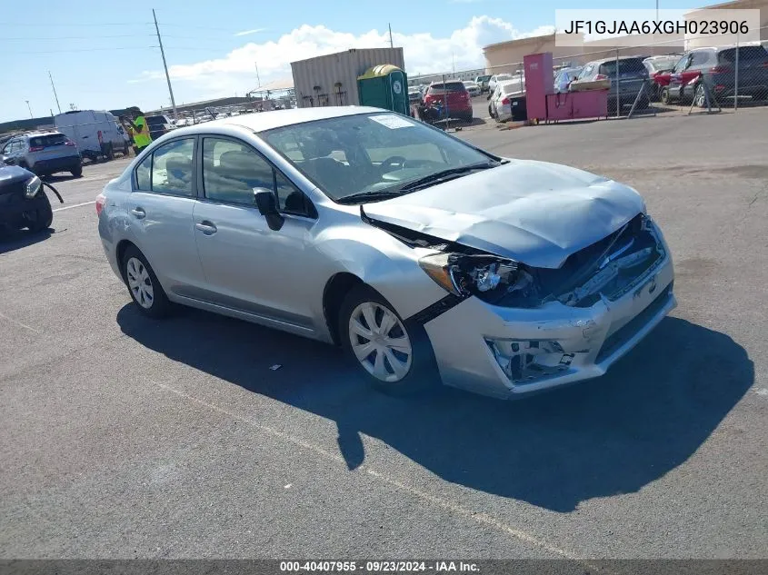 2016 Subaru Impreza 2.0I VIN: JF1GJAA6XGH023906 Lot: 40407955