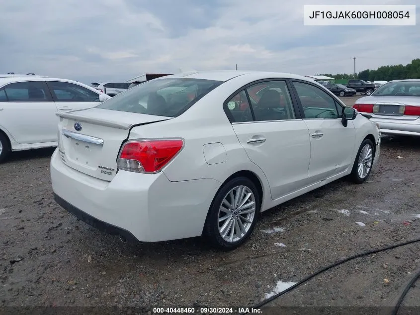 2016 Subaru Impreza 2.0I Limited VIN: JF1GJAK60GH008054 Lot: 40448460