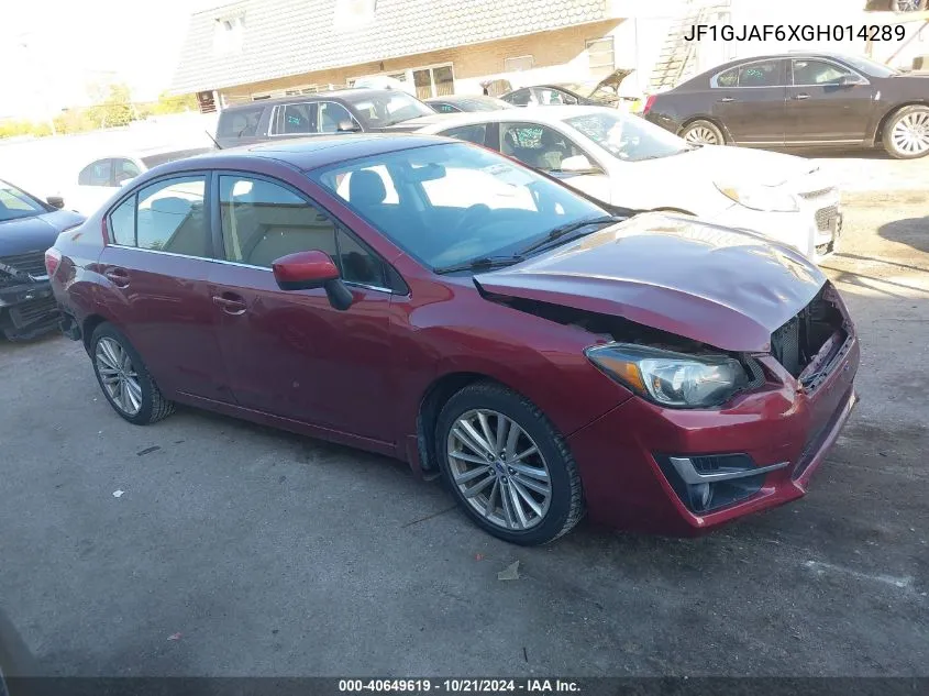 2016 Subaru Impreza Premium Plus VIN: JF1GJAF6XGH014289 Lot: 40649619