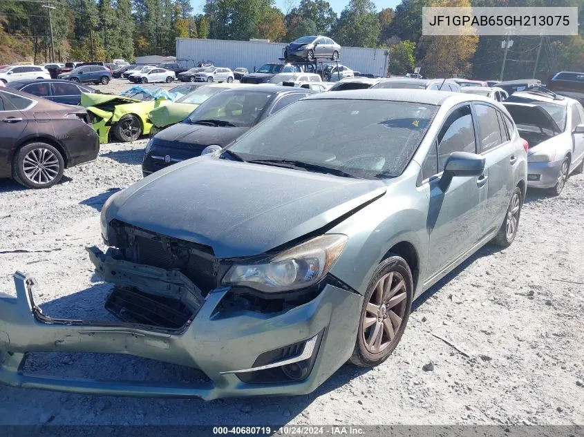 2016 Subaru Impreza Premium VIN: JF1GPAB65GH213075 Lot: 40680719