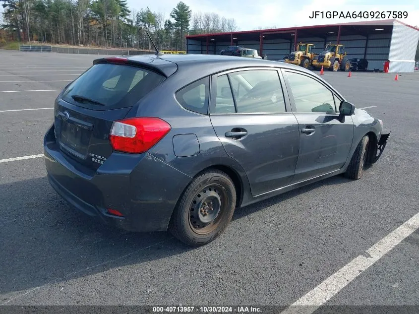 JF1GPAA64G9267589 2016 Subaru Impreza 2.0I