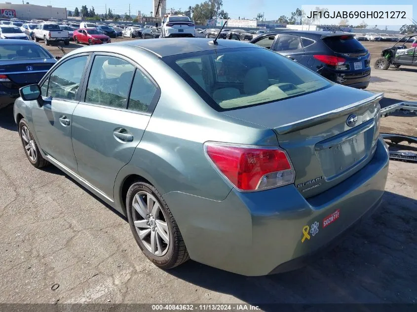 2016 Subaru Impreza 2.0I Premium VIN: JF1GJAB69GH021272 Lot: 40843632