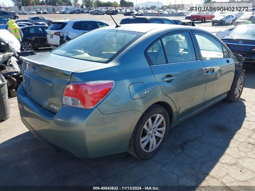 2016 Subaru Impreza 2.0I Premium VIN: JF1GJAB69GH021272 Lot: 40843632