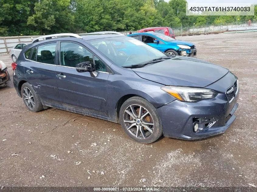 4S3GTAT61H3740033 2017 Subaru Impreza 2.0I Limited