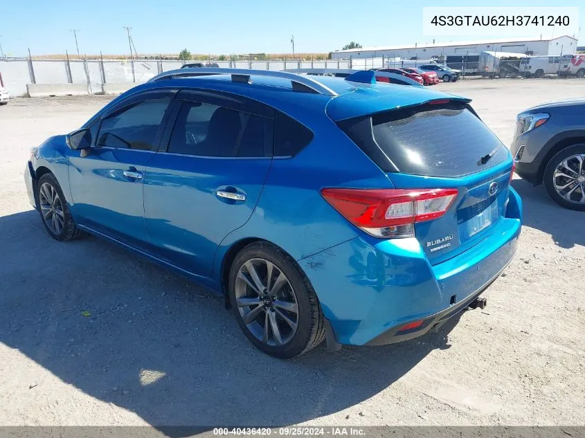 2017 Subaru Impreza 2.0I Limited VIN: 4S3GTAU62H3741240 Lot: 40436420