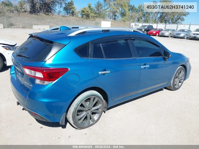 2017 Subaru Impreza 2.0I Limited VIN: 4S3GTAU62H3741240 Lot: 40436420