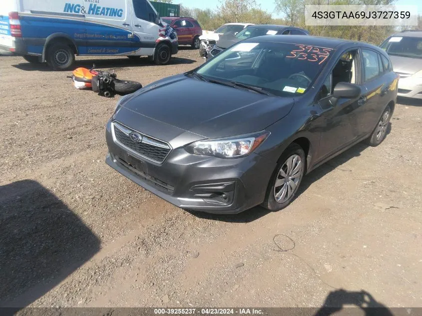 2018 Subaru Impreza 2.0I VIN: 4S3GTAA69J3727359 Lot: 39255237