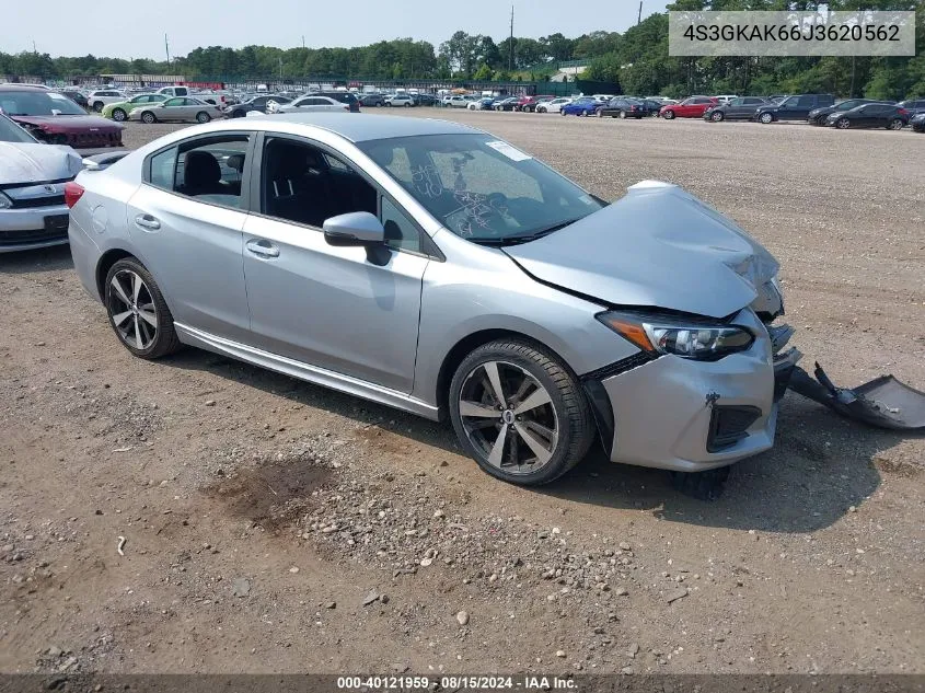 2018 Subaru Impreza 2.0I Sport VIN: 4S3GKAK66J3620562 Lot: 40121959