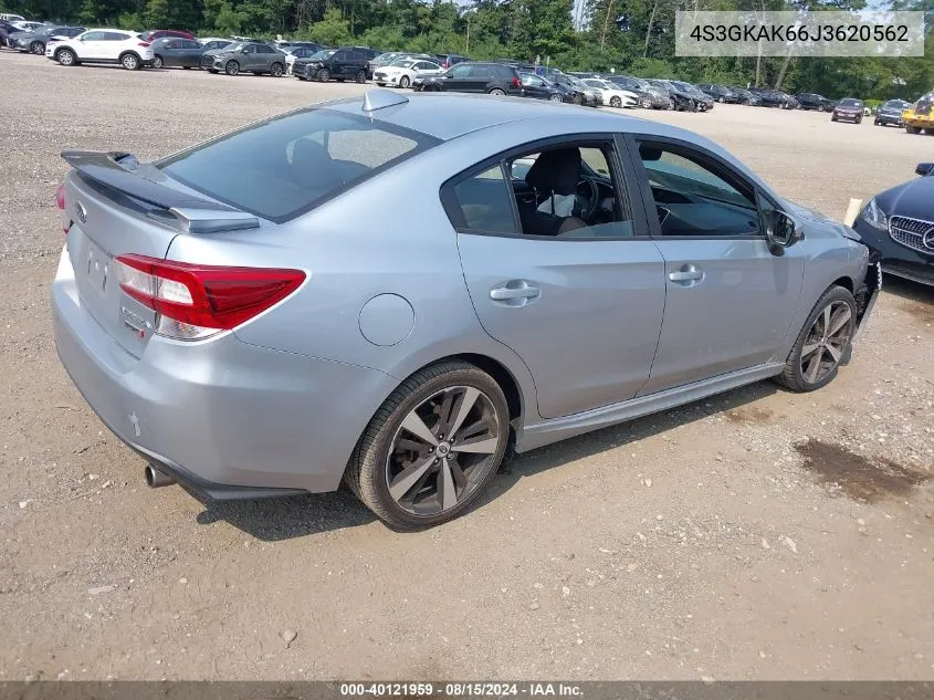 4S3GKAK66J3620562 2018 Subaru Impreza 2.0I Sport