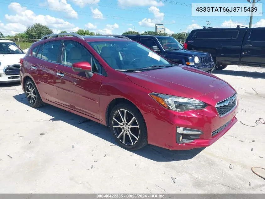 2018 Subaru Impreza 2.0I Limited VIN: 4S3GTAT66J3715439 Lot: 40422335