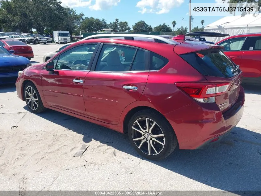 2018 Subaru Impreza 2.0I Limited VIN: 4S3GTAT66J3715439 Lot: 40422335