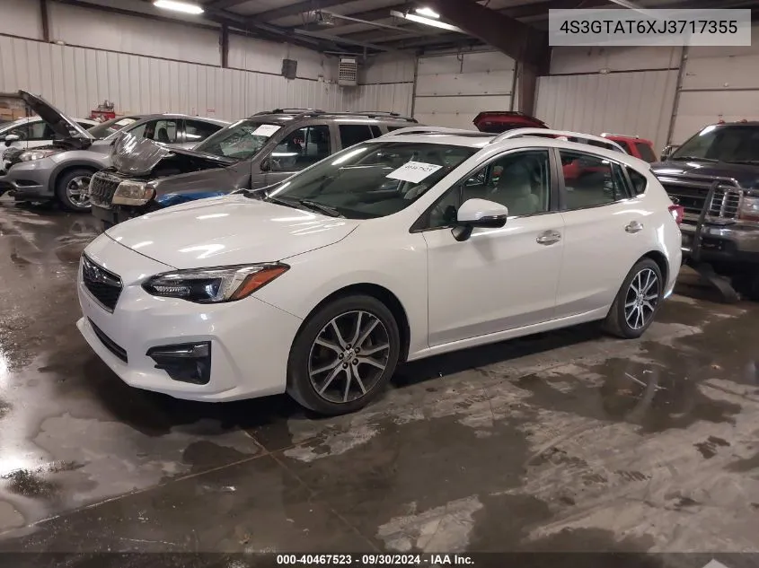 2018 Subaru Impreza 2.0I Limited VIN: 4S3GTAT6XJ3717355 Lot: 40467523