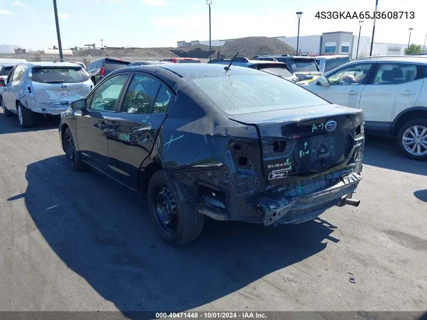 2018 Subaru Impreza 2.0I VIN: 4S3GKAA65J3608713 Lot: 40471448