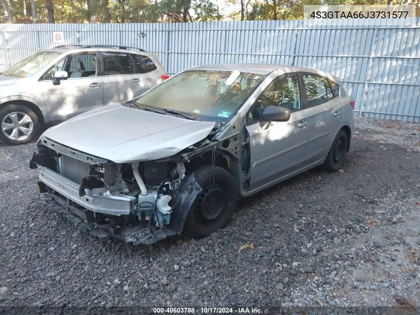 2018 Subaru Impreza VIN: 4S3GTAA66J3731577 Lot: 40603788