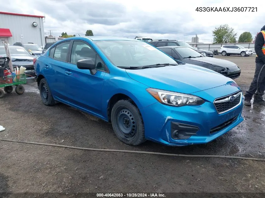 4S3GKAA6XJ3607721 2018 Subaru Impreza 2.0I