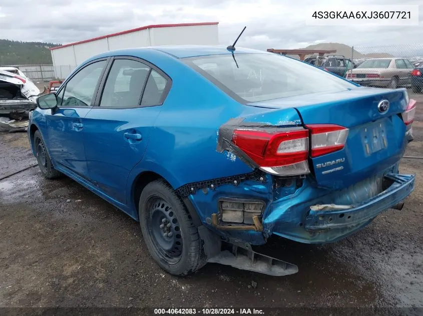 4S3GKAA6XJ3607721 2018 Subaru Impreza 2.0I