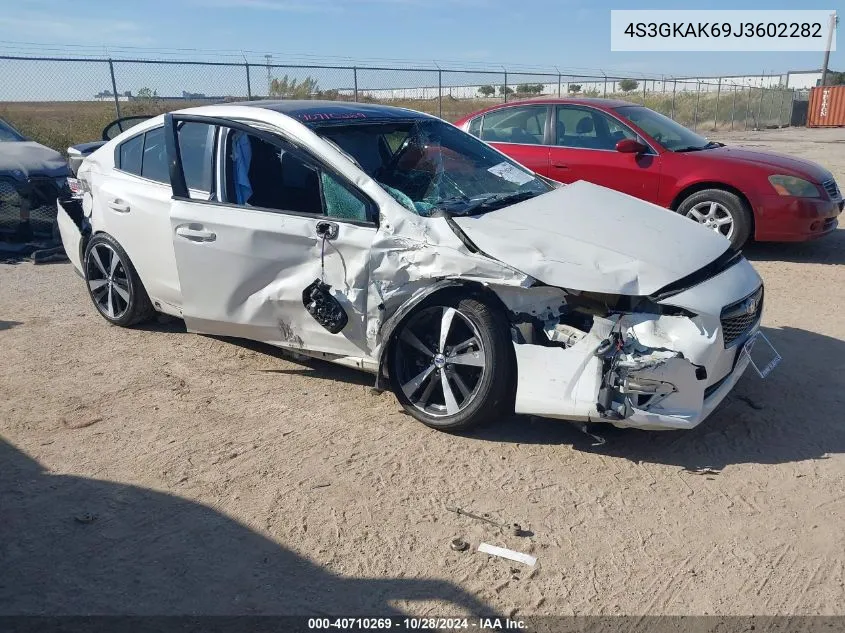 2018 Subaru Impreza Sport VIN: 4S3GKAK69J3602282 Lot: 40710269