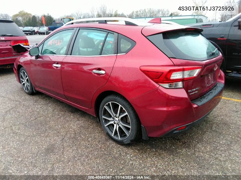 4S3GTAT61J3725926 2018 Subaru Impreza Limited