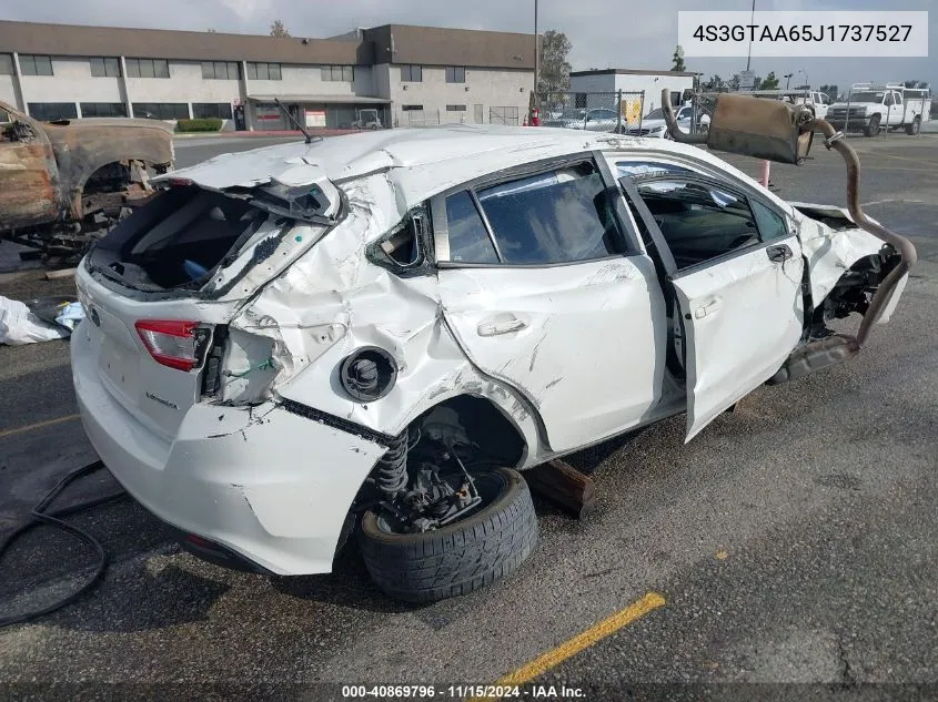 2018 Subaru Impreza 2.0I VIN: 4S3GTAA65J1737527 Lot: 40869796