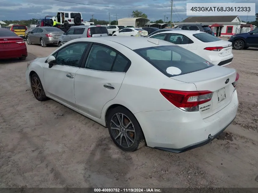 2018 Subaru Impreza 2.0I Limited VIN: 4S3GKAT68J3612333 Lot: 40893752