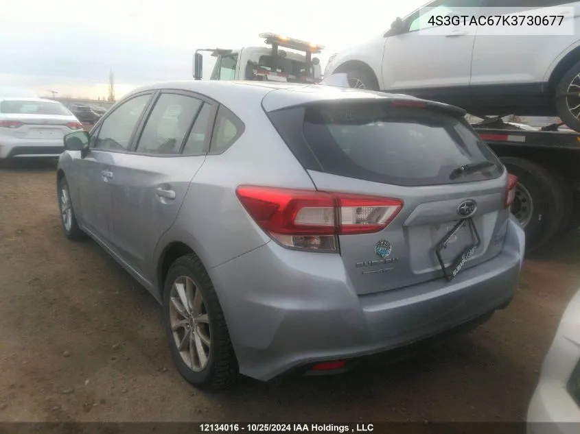 4S3GTAC67K3730677 2019 Subaru Impreza