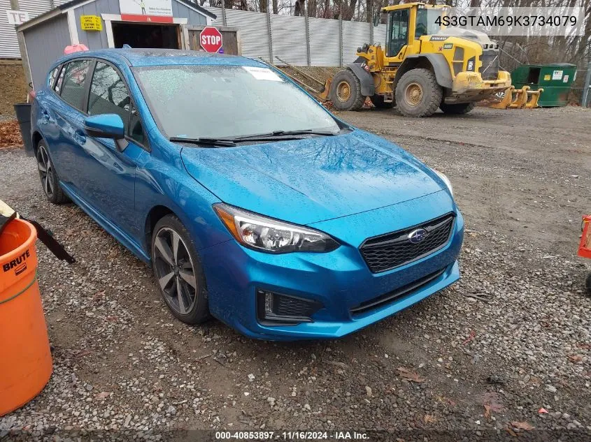 2019 Subaru Impreza 2.0I Sport VIN: 4S3GTAM69K3734079 Lot: 40853897