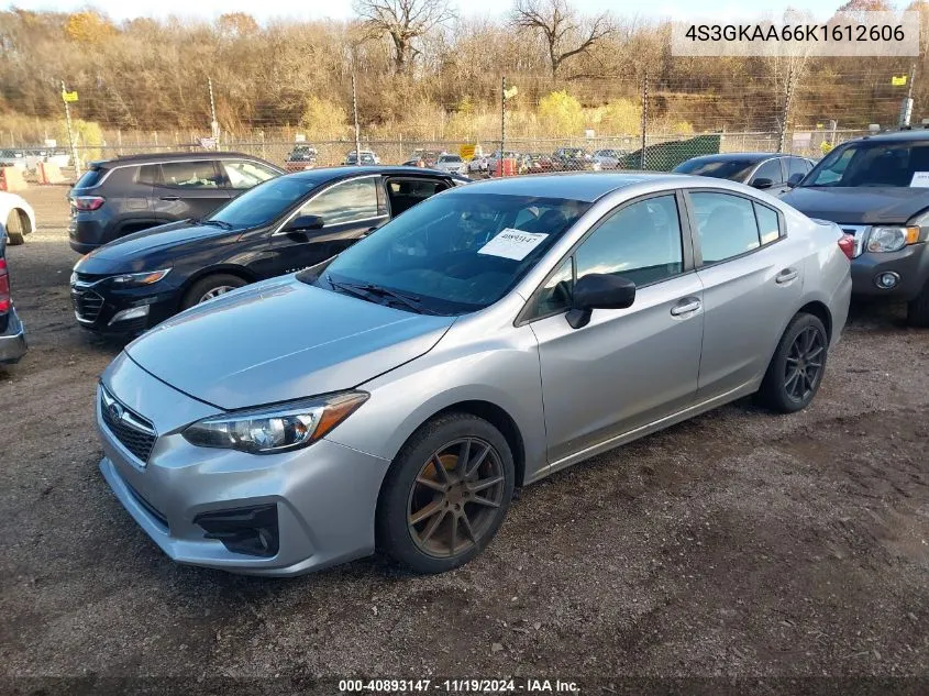 2019 Subaru Impreza 2.0I VIN: 4S3GKAA66K1612606 Lot: 40893147