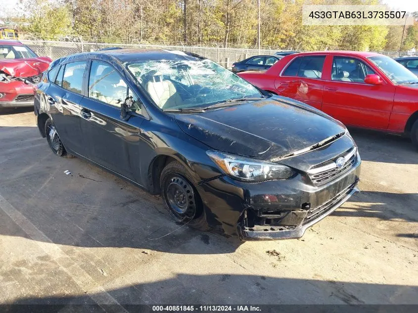 4S3GTAB63L3735507 2020 Subaru Impreza 5-Door