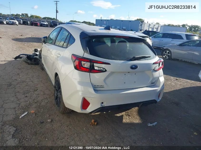 2024 Subaru Impreza VIN: JF1GUHJC2R8233814 Lot: 12121390