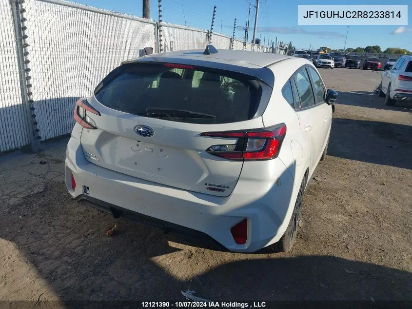 2024 Subaru Impreza VIN: JF1GUHJC2R8233814 Lot: 12121390