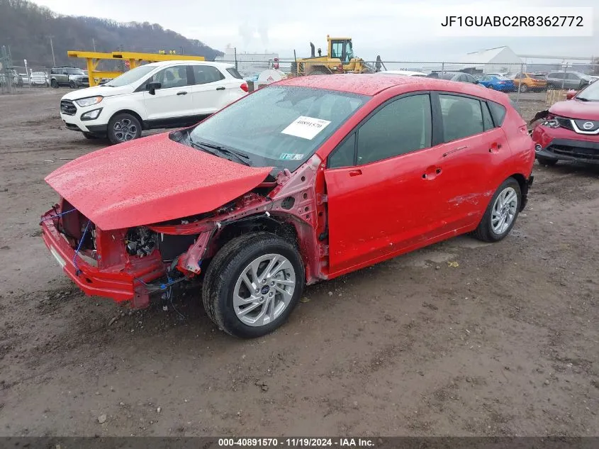 2024 Subaru Impreza Base 5-Door VIN: JF1GUABC2R8362772 Lot: 40891570