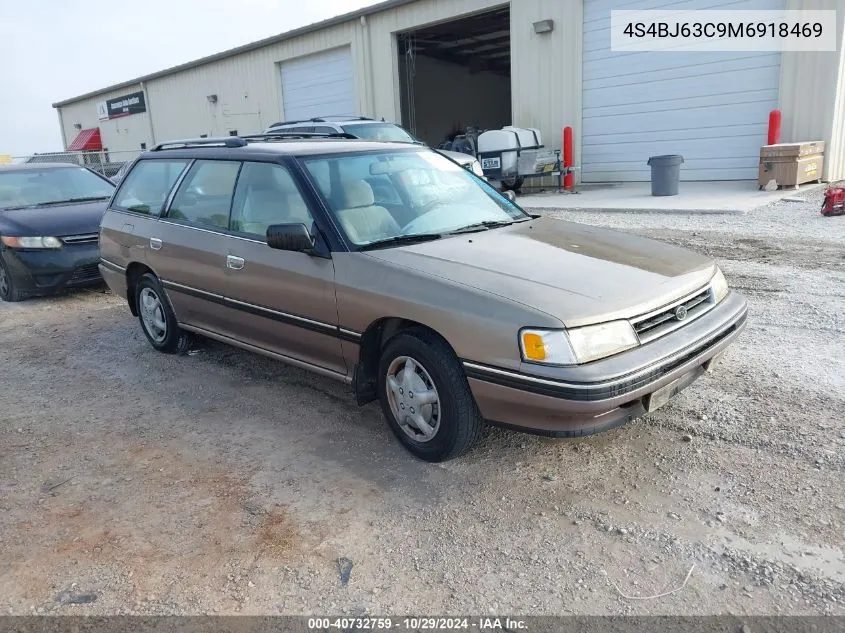 1991 Subaru Legacy L/Hx/Px/Rx VIN: 4S4BJ63C9M6918469 Lot: 40732759