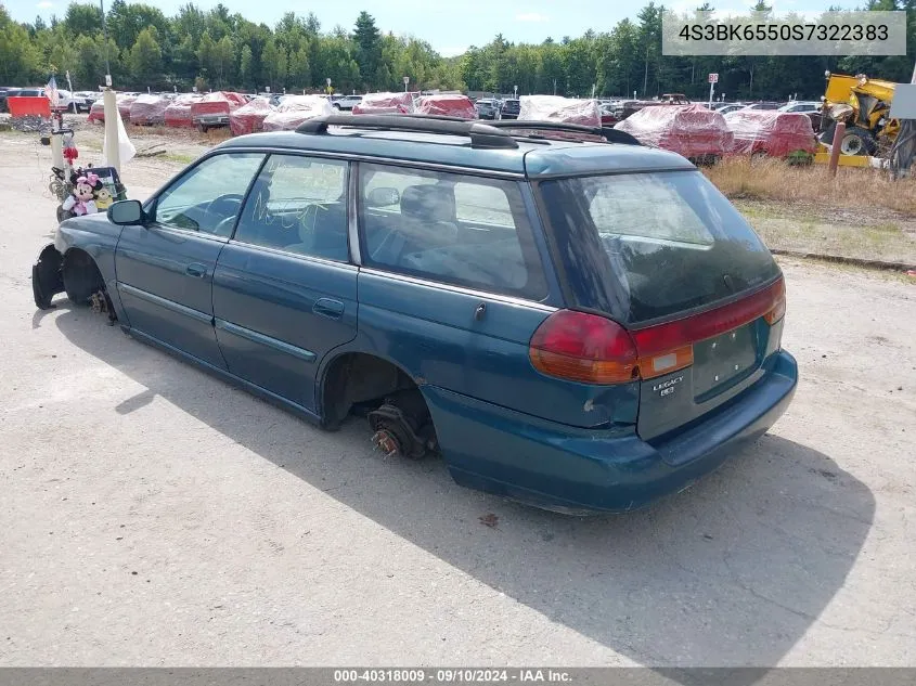 1995 Subaru Legacy Ls/Lsi VIN: 4S3BK6550S7322383 Lot: 40318009