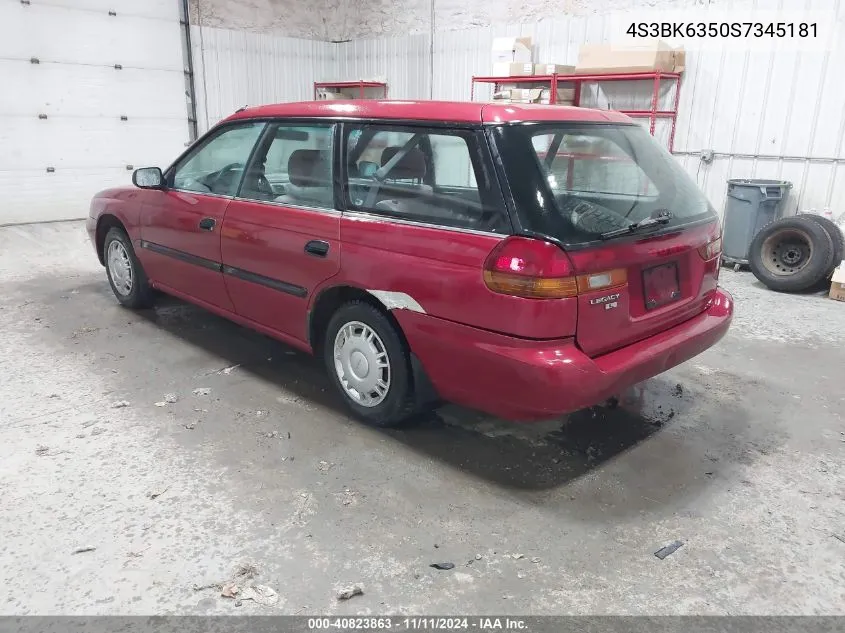 1995 Subaru Legacy L/Outback VIN: 4S3BK6350S7345181 Lot: 40823863