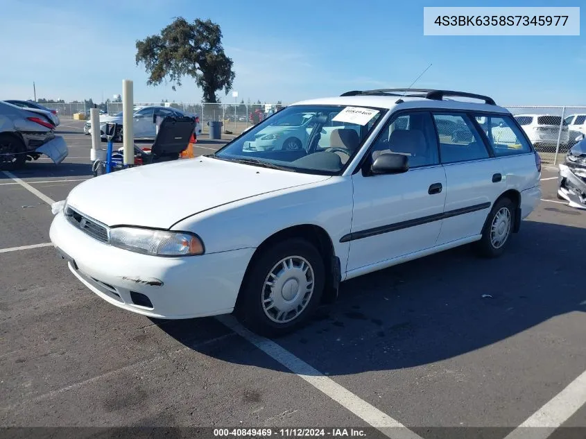 1995 Subaru Legacy L/Outback VIN: 4S3BK6358S7345977 Lot: 40849469