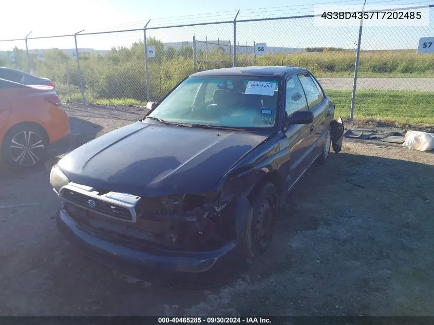 1996 Subaru Legacy L VIN: 4S3BD4357T7202485 Lot: 40465285