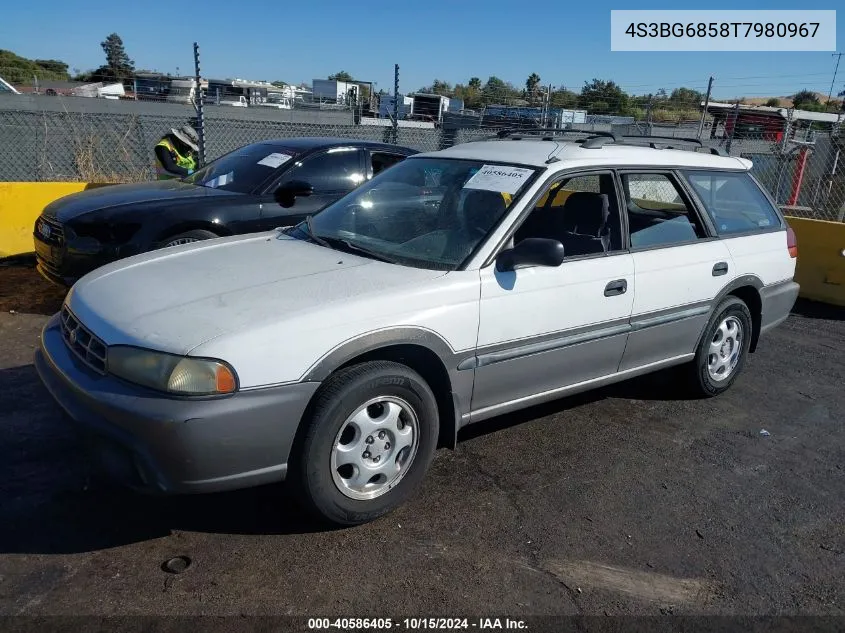 1996 Subaru Legacy Outback VIN: 4S3BG6858T7980967 Lot: 40586405